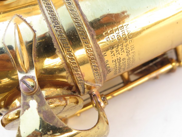 Saxophone ténor Selmer Mark 6 verni gravé (19)