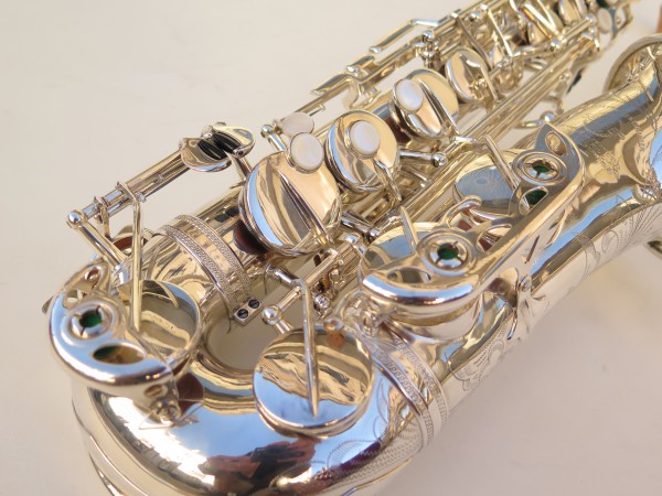 Saxophone alto Selmer Super Balanced Action argenté gravé (14)