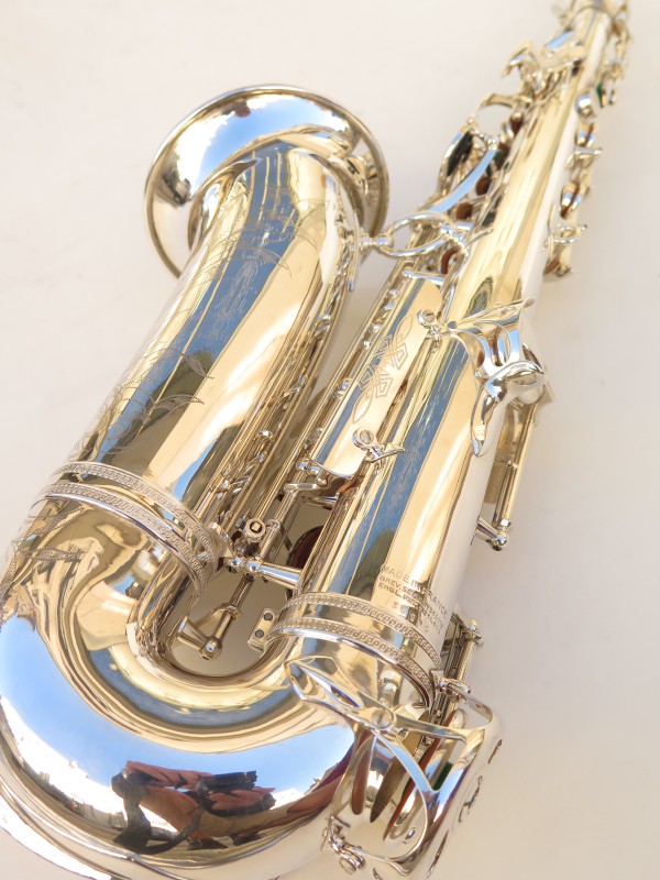 Saxophone alto Selmer Super Balanced Action argenté gravé (16)