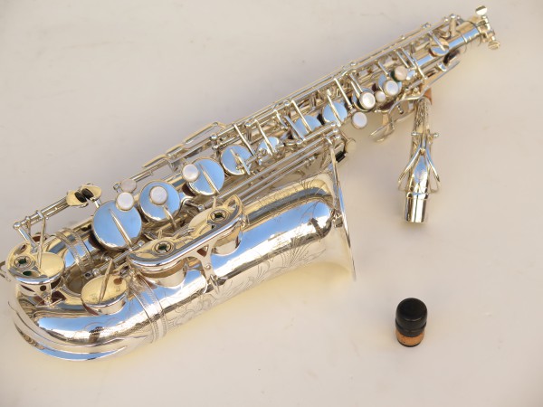 Saxophone alto Selmer Super Balanced Action argenté gravé (3)