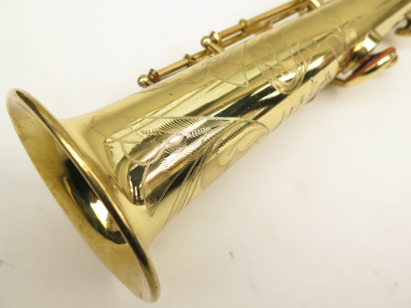 Saxophone soprano Selmer Mark 6 verni gravé (5)