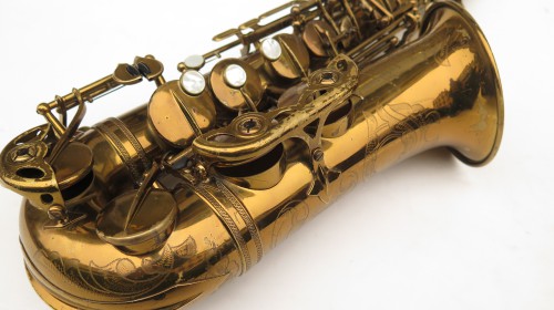 Saxophone alto Selmer Super Balanced Action verni gravé (1)