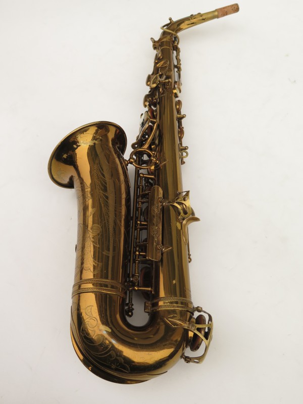 Saxophone alto Selmer Super Balanced Action verni gravé (18)