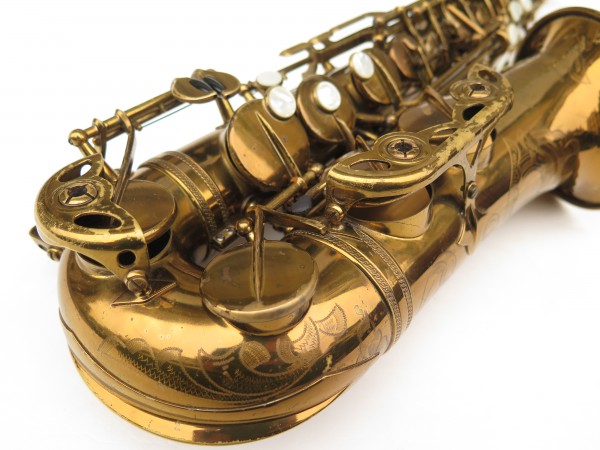 Saxophone alto Selmer Super Balanced Action verni gravé (7)