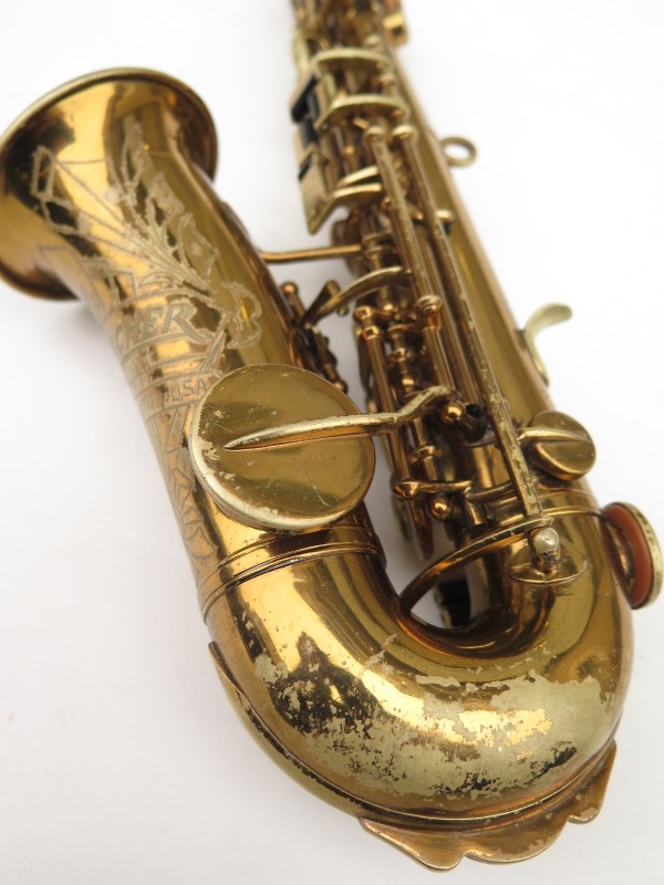 Saxophone soprano courbe Buescher True Tone verni (18)