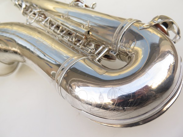 Saxophone ténor Selmer Super Balanced Action argenté gravé (17)