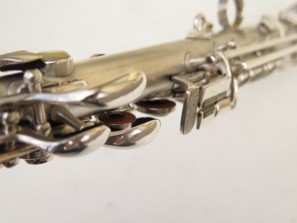 Saxophone soprano Conn argenté gravé (11)