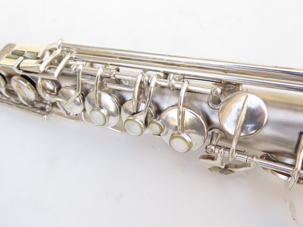 Saxophone soprano Conn argenté gravé (17)