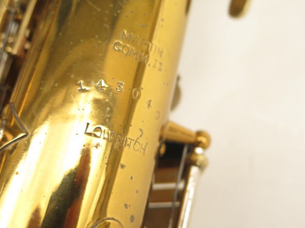 Saxophone alto Martin Handcraft committee 2 verni gravé (2)