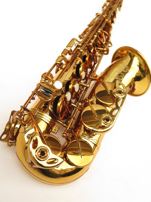 Saxophone alto Selmer Reference 54 verni gravé limited edition flamingo africa sans fa# (14)