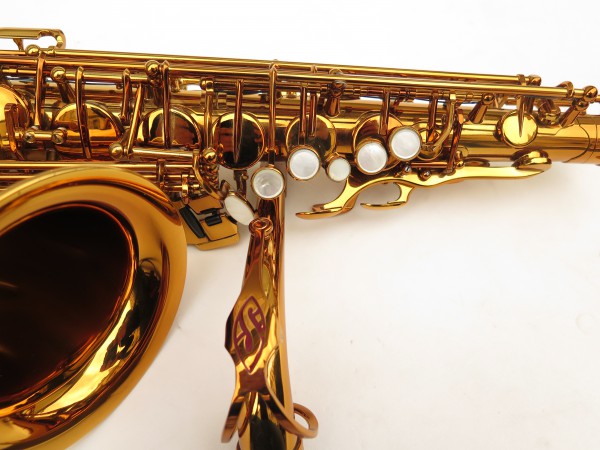 Saxophone alto Selmer Reference 54 verni gravé limited edition flamingo africa sans fa# (3)