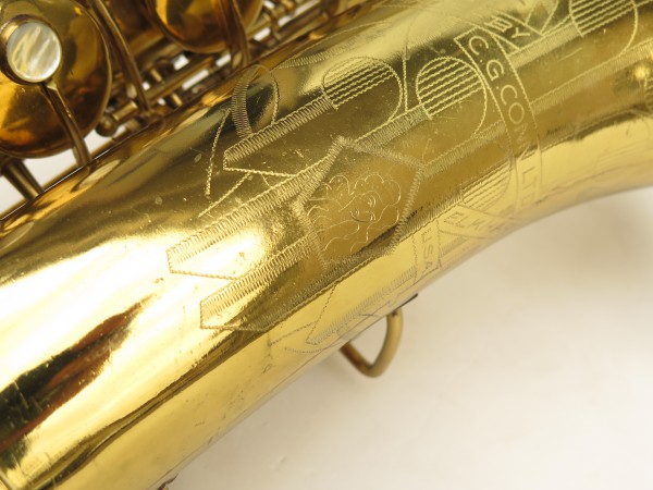 Saxophone ténor Conn 10 verni gravé ladyface (1)