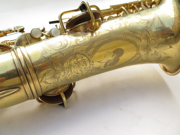 Saxophone alto Conn Chu Berry plaqué or ladyface (1)