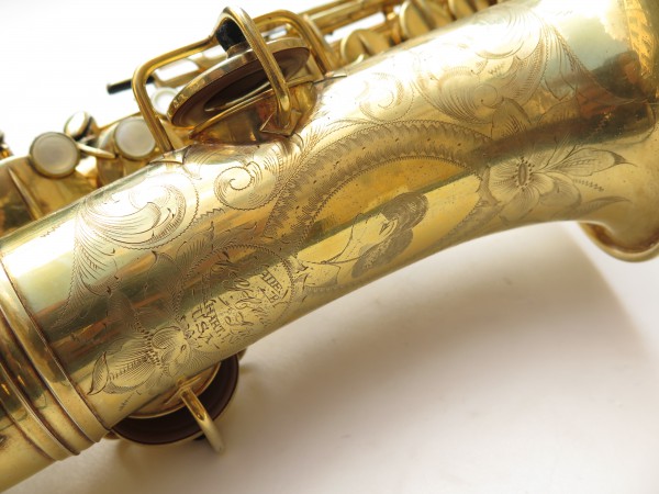 Saxophone alto Conn Chu Berry plaqué or ladyface (19)