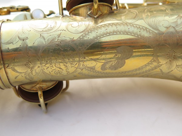 Saxophone alto Conn Chu Berry plaqué or ladyface (5)