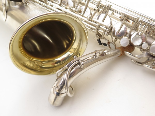 Saxophone alto Selmer Balanced Action argenté sablé clétage additionnel américain (19)