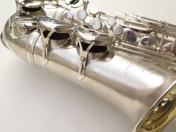 Saxophone alto Selmer Balanced Action argenté sablé clétage additionnel américain (20)