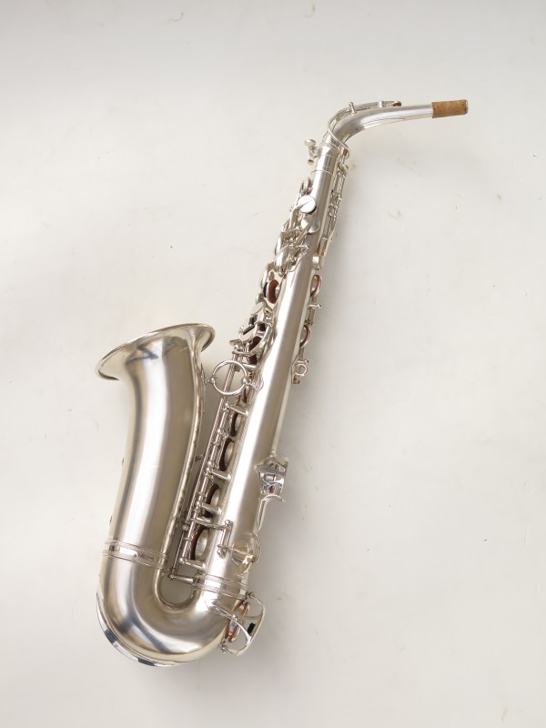 Saxophone alto Selmer Balanced Action argenté sablé clétage additionnel américain (6)