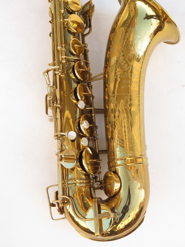 Saxophone ténor Buescher Aristocrat Big B verni gravé (4)