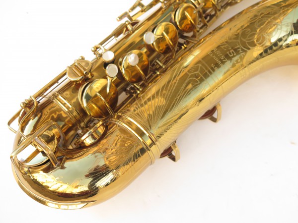 Saxophone ténor Buescher Aristocrat Big B verni gravé (8)