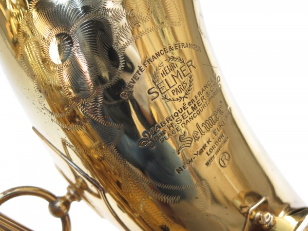 Saxophone ténor Selmer Mark 6 verni gravé (1)