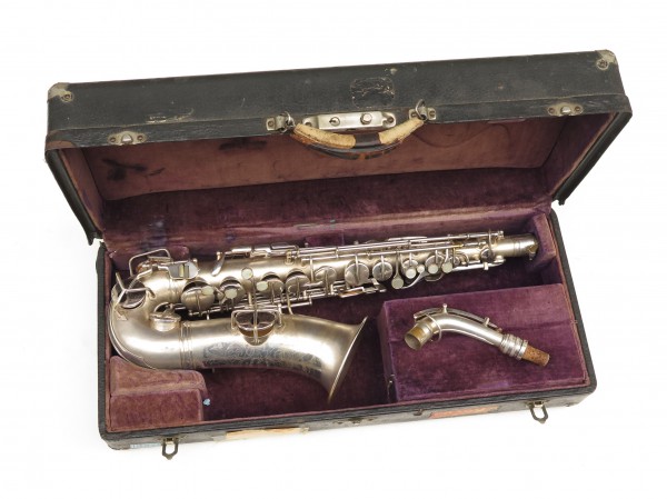 Saxophone alto Conn New Wonder 2 argenté sablé plaqué or Charles Ward Hoosier Hot Shot (3)