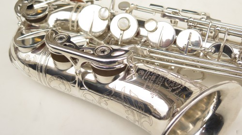 Saxophone alto Selmer Mark 6 argenté gravé (1)