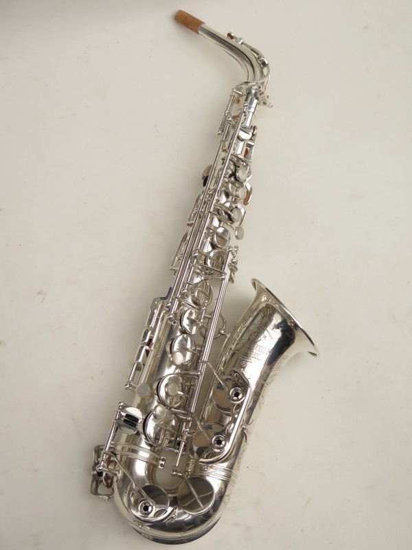 Saxophone alto Selmer Mark 6 argenté gravé (9)