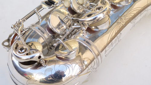 Saxophone ténor Selmer Super Balanced Action argenté gravé (1)
