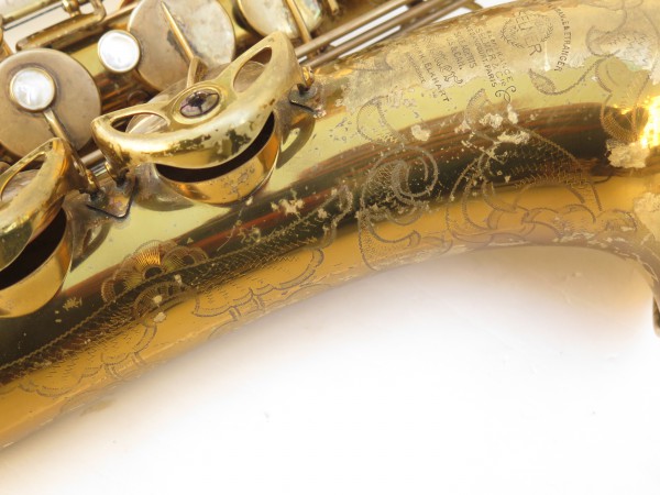 Saxophone ténor Selmer Super Balanced Action verni gravé (13)