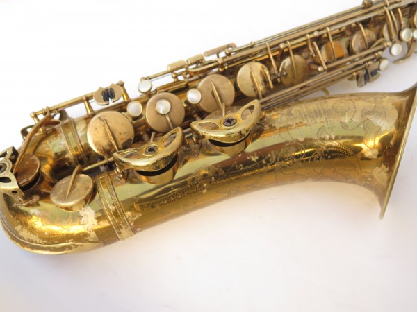 Saxophone ténor Selmer Super Balanced Action verni gravé (17)