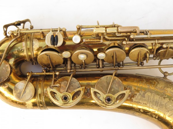 Saxophone ténor Selmer Super Balanced Action verni gravé (3)