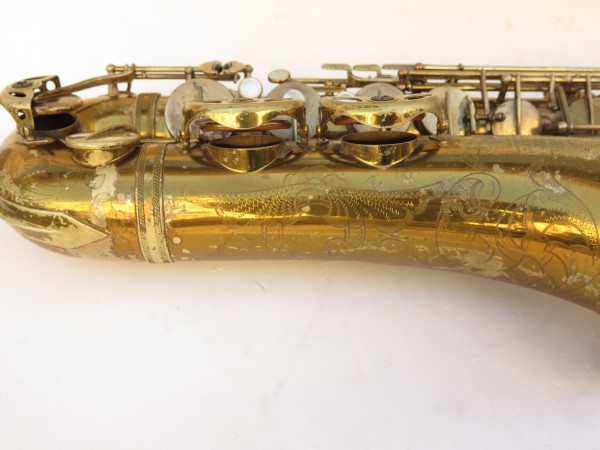 Saxophone ténor Selmer Super Balanced Action verni gravé (6)