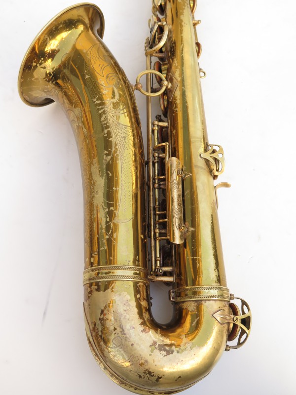 Saxophone ténor Selmer Super Balanced Action verni gravé (9)