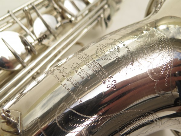Saxophone ténor Selmer Super Balanced Action SBA argenté gravé (1)