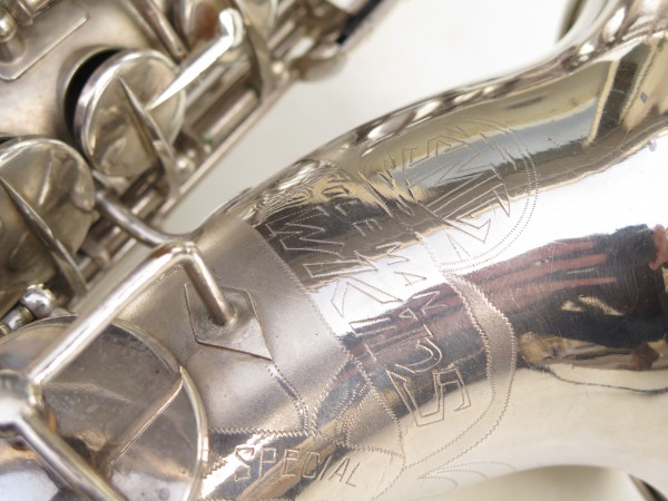 Saxophone alto SML Coleman Kawkins Special argenté sablé (10)