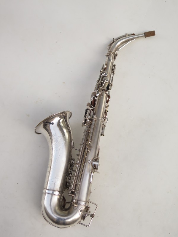 Saxophone alto SML Coleman Kawkins Special argenté sablé (12)