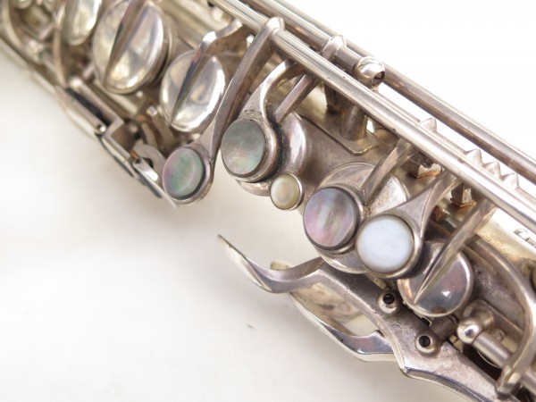 Saxophone alto SML Coleman Kawkins Special argenté sablé (8)