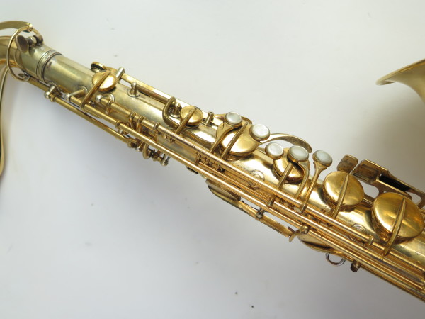 Saxophone ténor Conn Chu Berry plaqué or gravé (20)