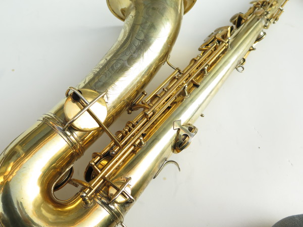 Saxophone ténor Conn Chu Berry plaqué or gravé (23)