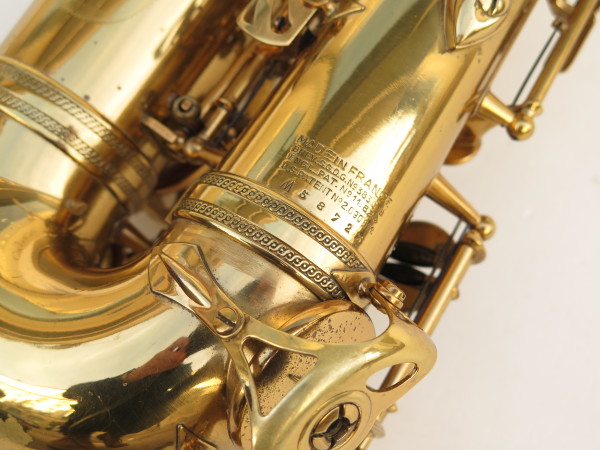 Saxophone alto Selmer Mark 6 verni gravé (15)