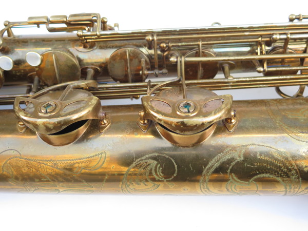 Saxophone baryton Selmer Mark 6 verni gravé (12)
