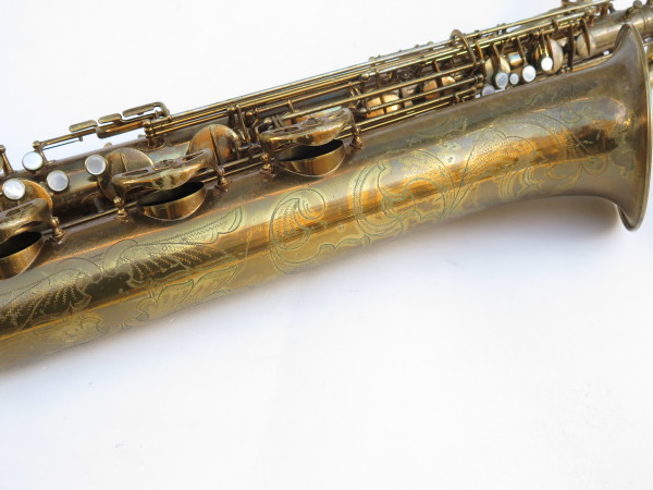 Saxophone baryton Selmer Mark 6 verni gravé (17)