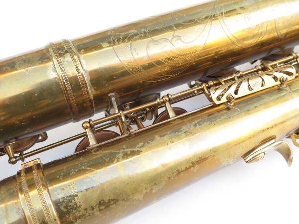 Saxophone baryton Selmer Mark 6 verni gravé (2)