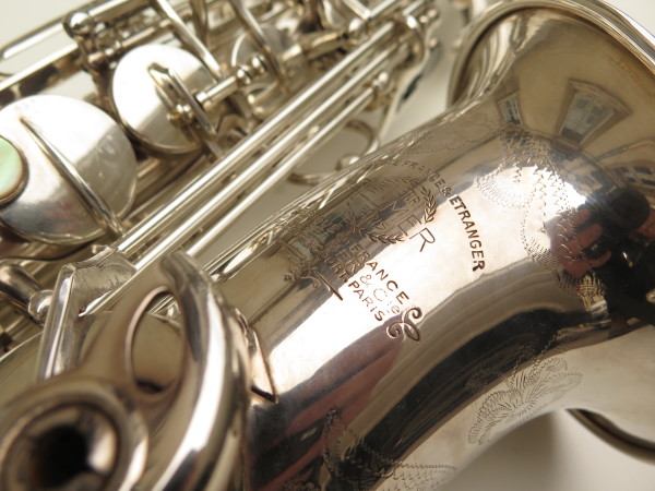 Saxophone alto Selmer Super Balanced Action argenté gravé (14)