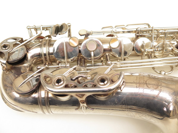 Saxophone alto Selmer Super Balanced Action argenté gravé (4)