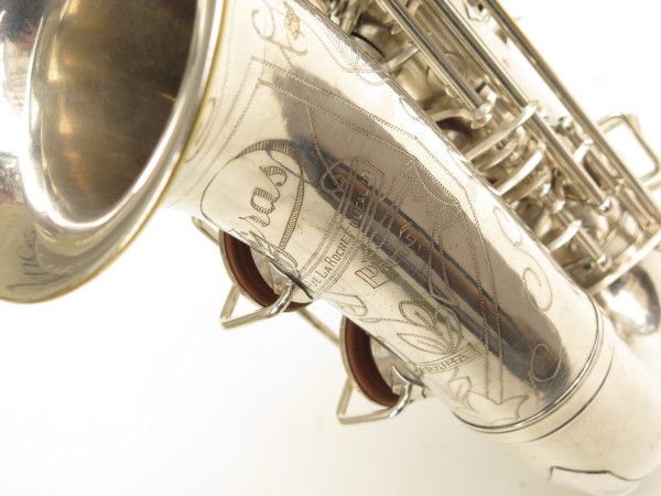 Saxophone alto Gras Prima argenté gravé (1)