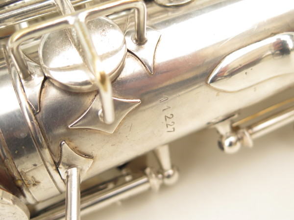 Saxophone alto Gras Prima argenté gravé (4)
