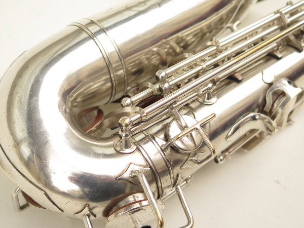 Saxophone alto Gras Prima argenté gravé (5)