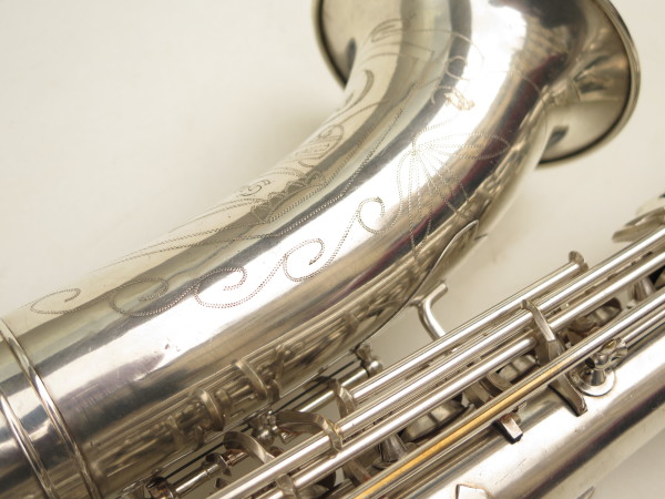 Saxophone alto Gras Prima argenté gravé (6)